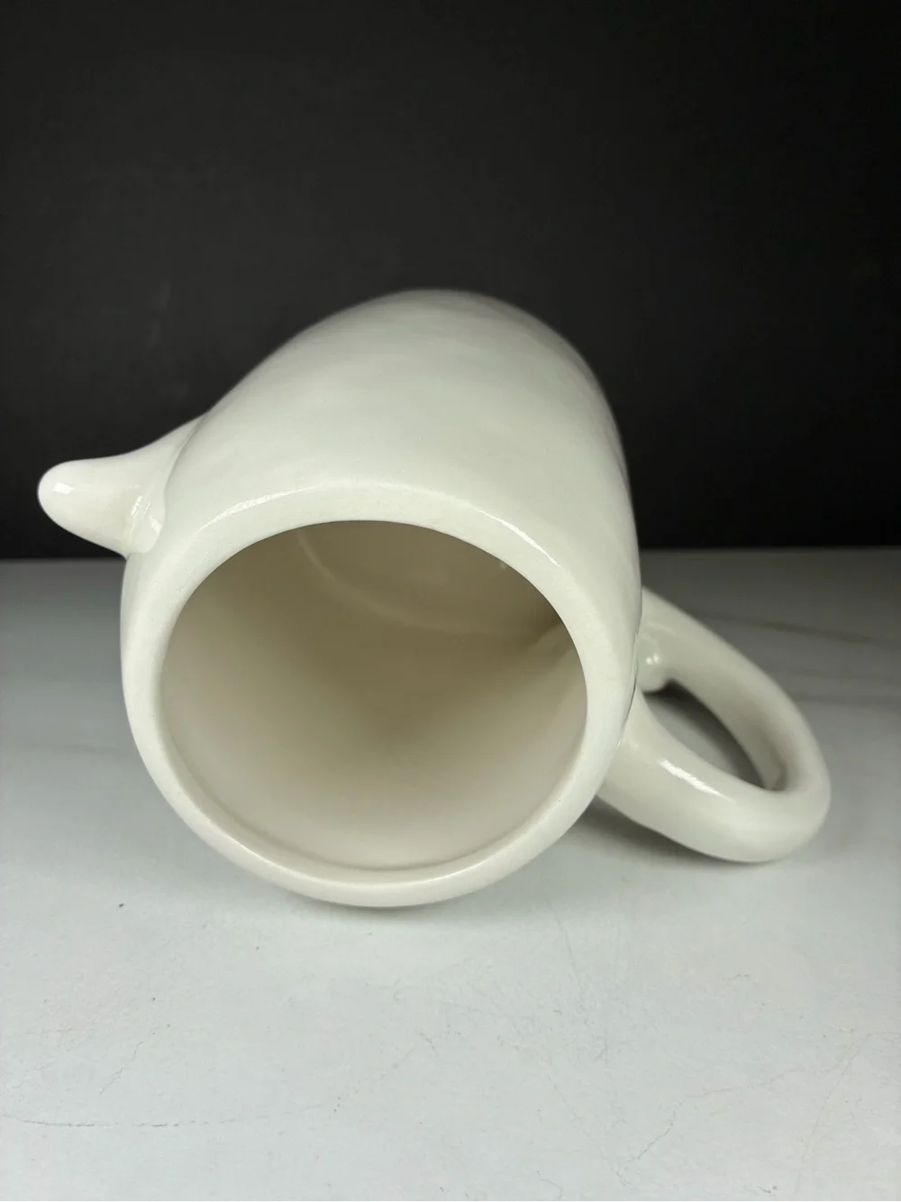 Rae Dunn White 'EEK!' Ghost Ceramic Coffee Mug
